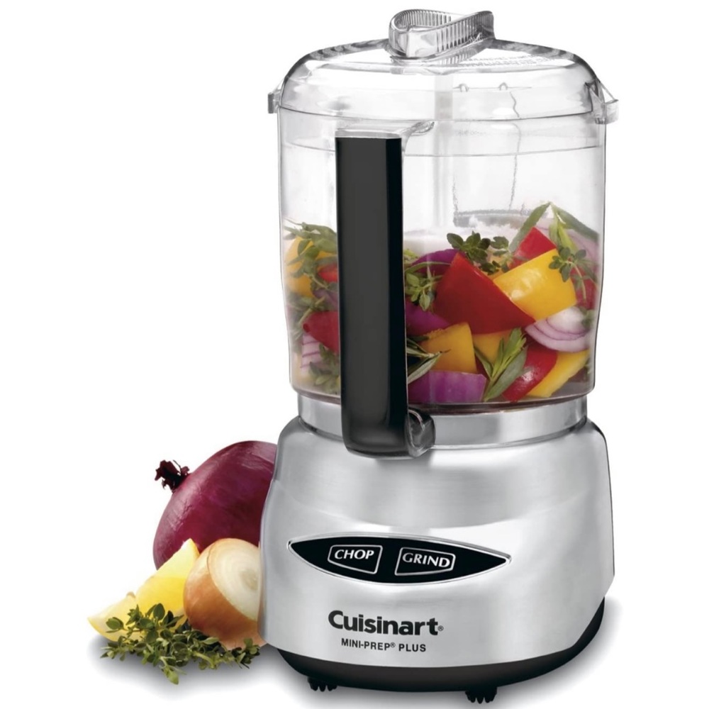 Cuisinart Mini Prep Plus Food Processor, 4 Cup, Brushed Stainless